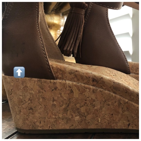 UGG LEATHER SANDALS SIZE 6 CHESTNUT - Picture 11 of 12